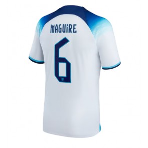 England Harry Maguire #6 Replica Home Stadium Shirt World Cup 2022 Short Sleeve